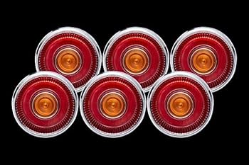 Amazon | ⇒ケンメリテールランプ単体 3連セット左右 濃赤＆橙色 JB